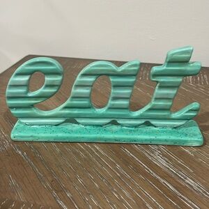 Decorative Kitchen Sign EAT Hand Painted 💚
